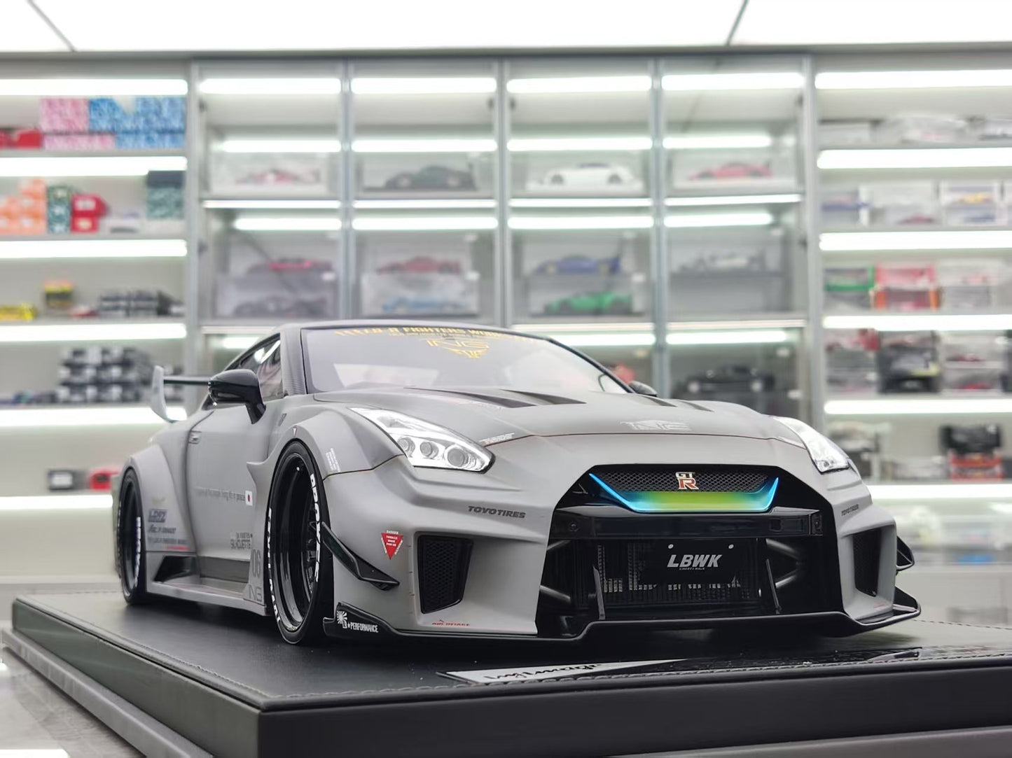 IVY 1/12 Nissan LB-Silhouette Works GT 35GT-RR Battle Grey IVY234