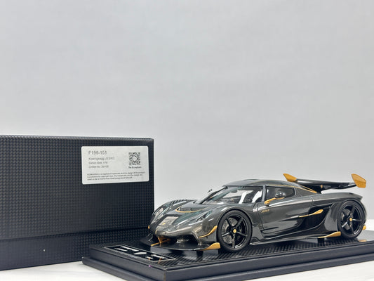 FRONTIART 1/18 Koenigsegg Jesko Carbon Gold FA197