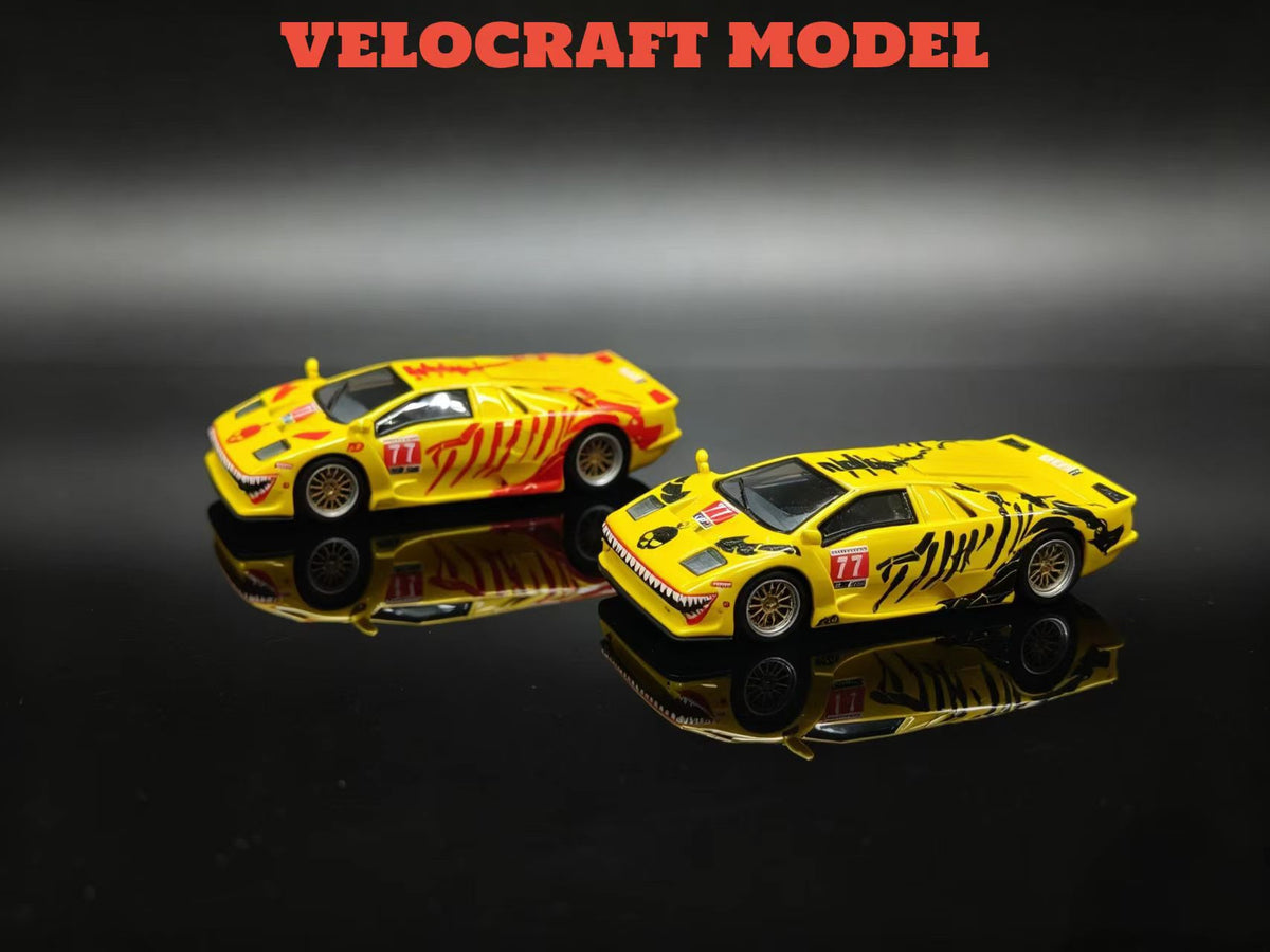 【MOQ 5】VeloCraft Model 1:64 Resin Model – 1996 Lamborghini Diablo 132 GT1