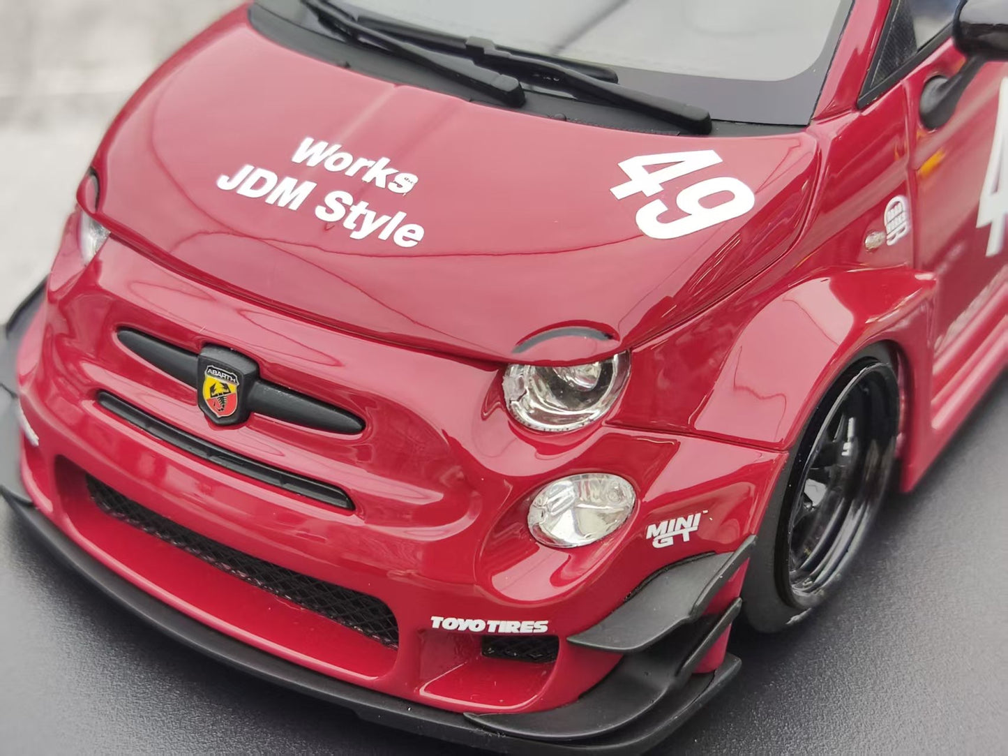 Topspeed 1/18 Abarth LB-WORKS 595, Red (TS0613)