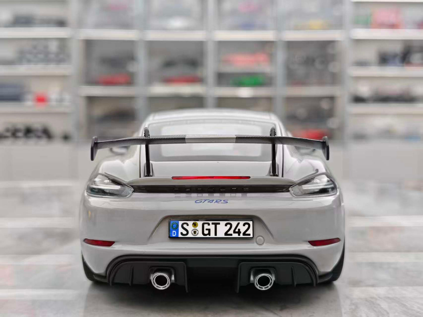 NOREV 1/18 Porsche Cayman GT4 RS Grey（18753）
