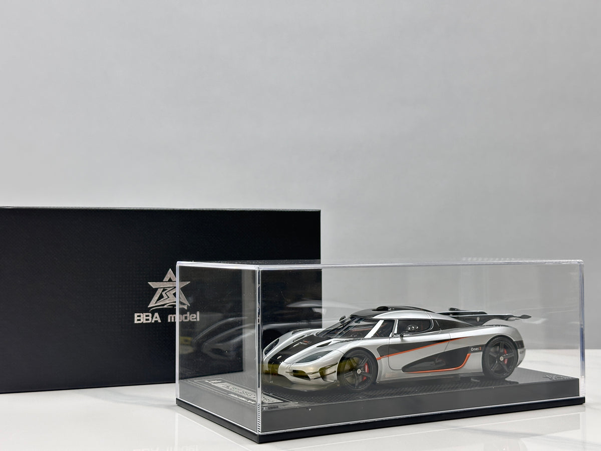 BBA Model 1/18 Koenigsegg One:1 Silver BBA098