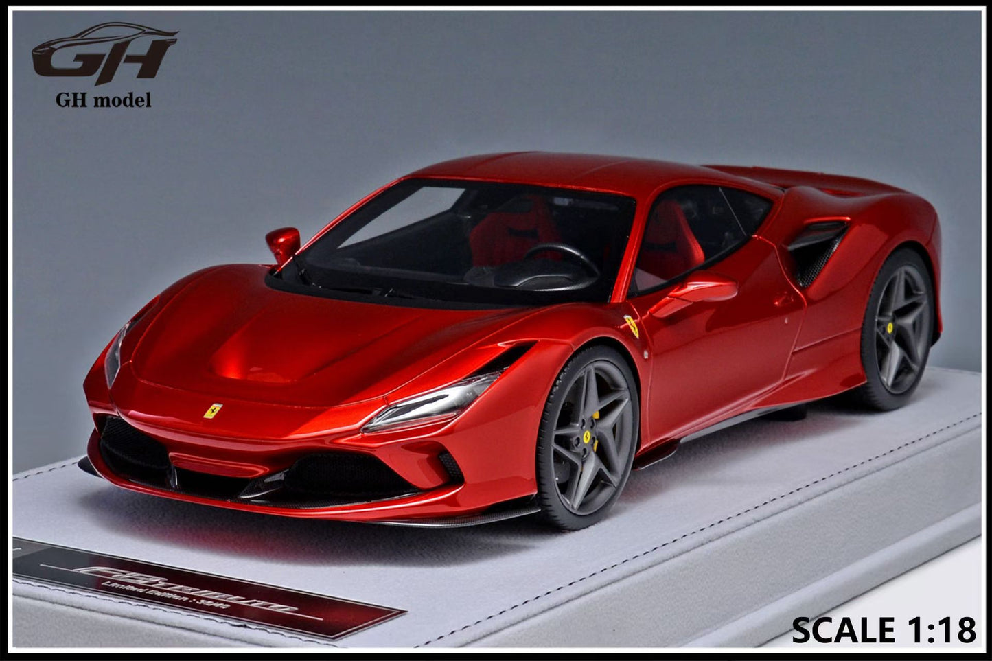 BBA 1/18 Ferrari F8 Tributo Resin Model Car