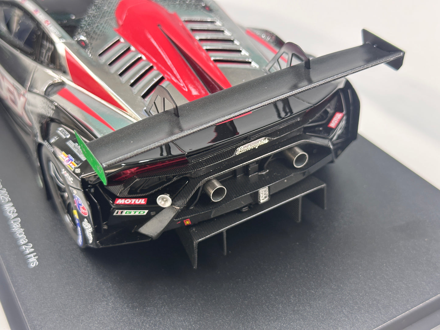 Topspeed 1/18 Lamborghini Huracán GT3 EVO2 #45 DEX Wayne Taylor Racing Silver/Black Livery TS0655