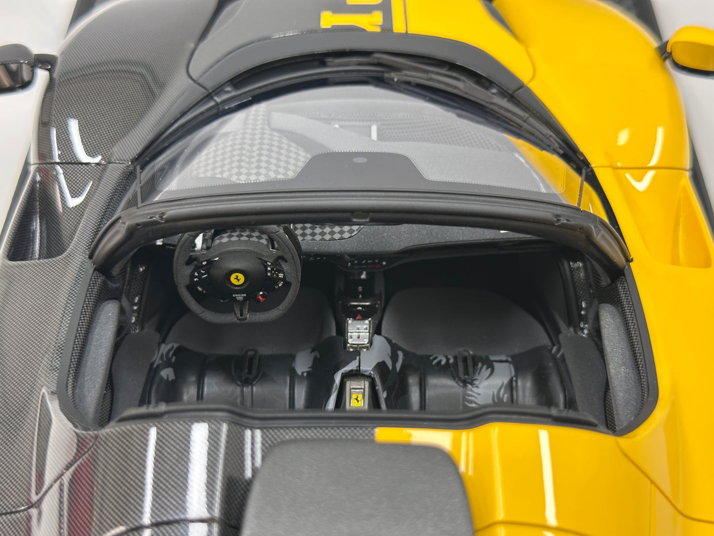 BBR 1/12 Ferrari SP3 Daytona 599+1 Spider – Modena Yellow (BBR1217O)