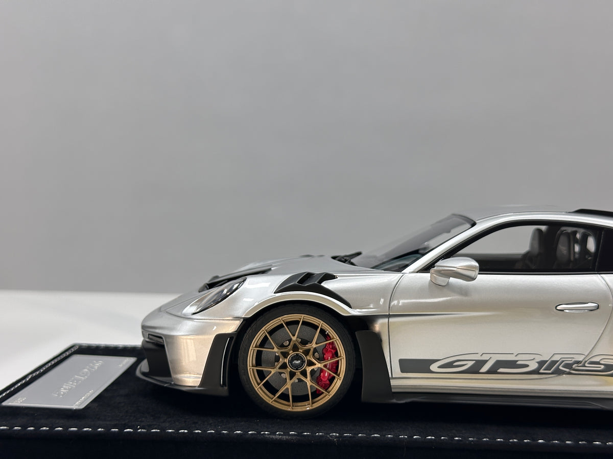 HH Model 1/18 Porsche 992 GT3 RS GT Silver HH724