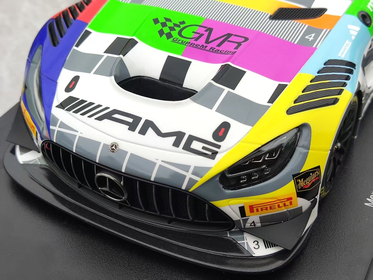 Topspeed 1/18 Mercedes-AMG GT3 EVO #888 Mercedes-AMG Grouppem Color Paint TS0627