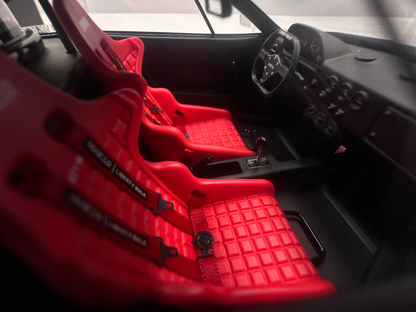 BBA MODEL 1/18 Ferrari F40 Widebody – Hand-Painted Graffiti Livery (BBA090)