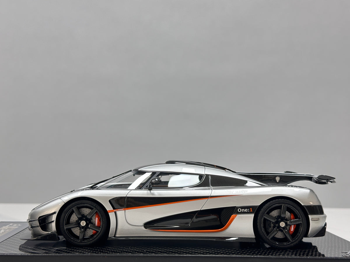 BBA Model 1/18 Koenigsegg One:1 Silver BBA098