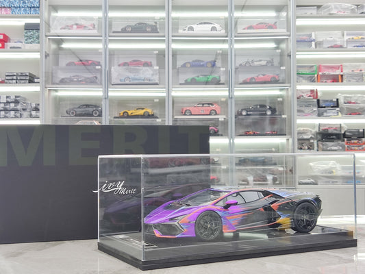 IVY 1/18 Lamborghini Revuelto Opera Unica 60th Anniversary Purple IVY232