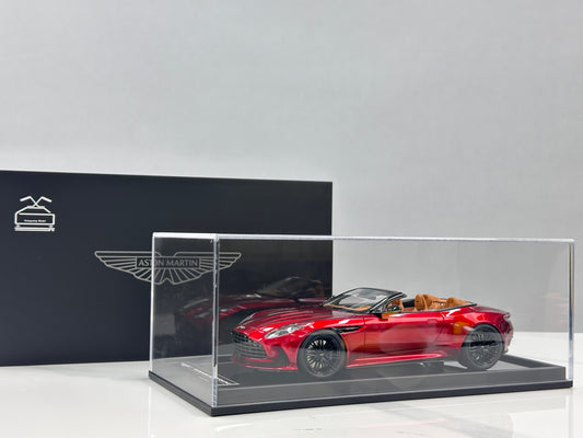 Xiaoguang Model & MotorHelix 1/18 Aston Martin DB12 Volante Convertible – Volcano Red Metallic (MH388)