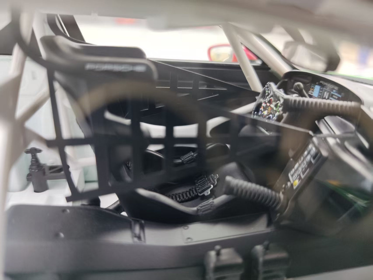 TopSpeed 1/18 Porsche 911 GT3 R (992) #77 AO Racing Green Dinosaur TS0684