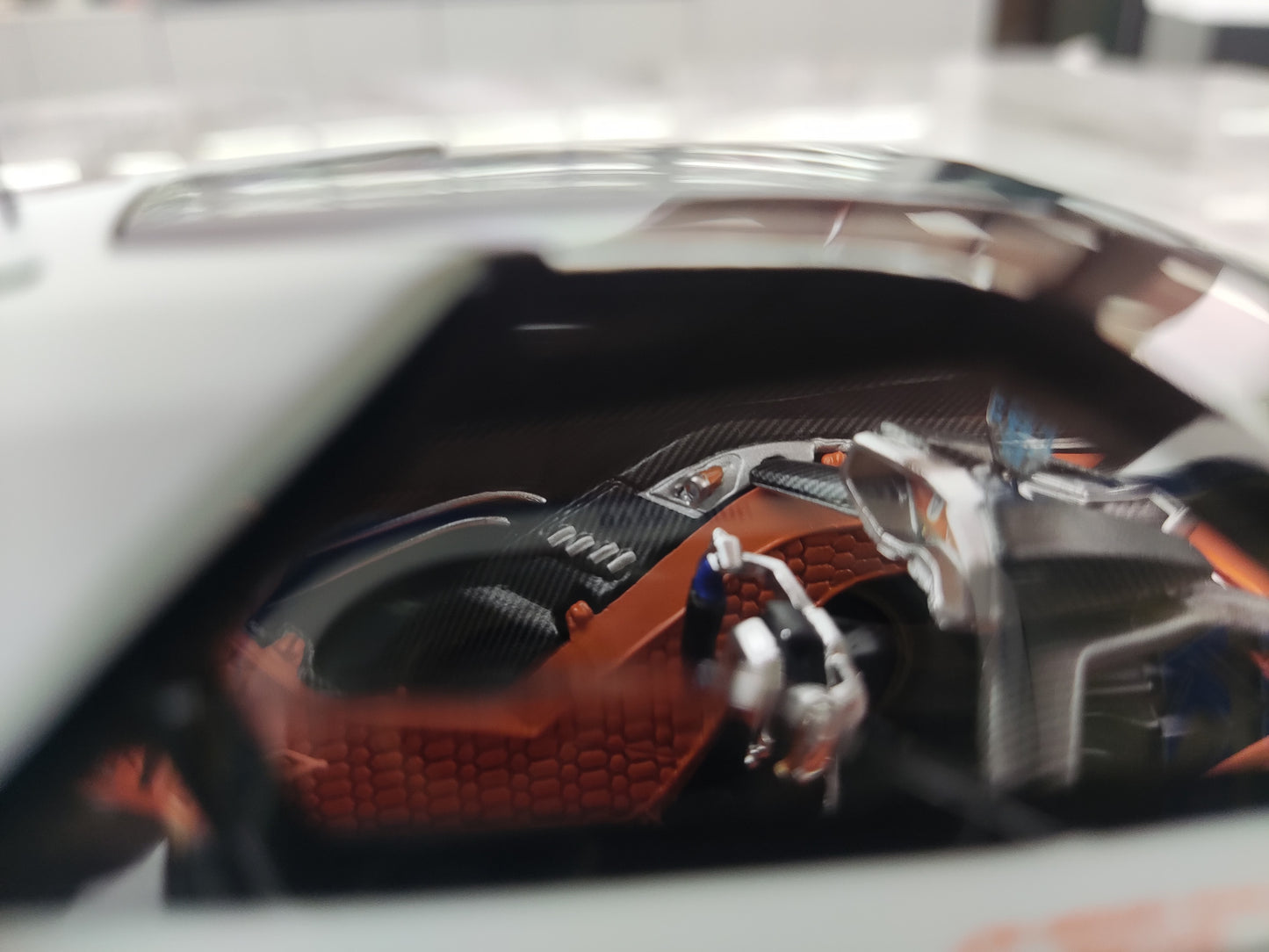 CE 1/18 Lamborghini Egoista Matte Gray Resin Car Model JS-CE003