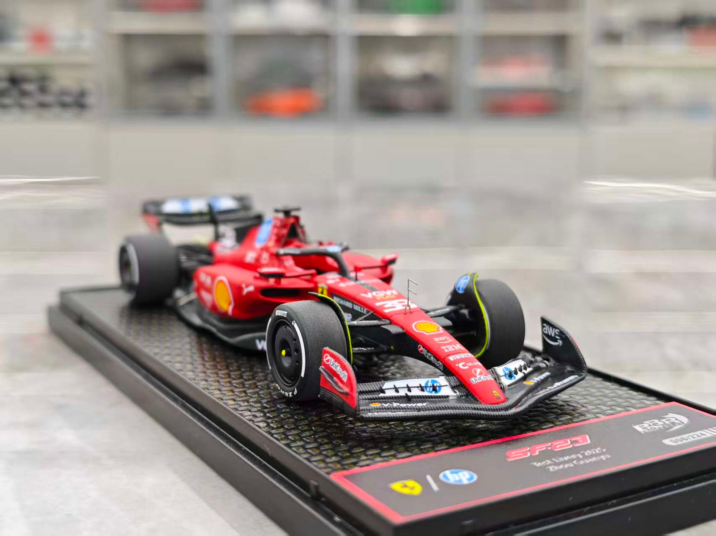 BBR 1/43 Ferrari F1 FIORANO TEST 2025 MR. Zhou SF-23/38# Red BBRC32038CH
