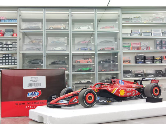 BBR 1/18 Ferrari SF-24 Leclerc 2024 Italian GP Winner, Red BBR241816D