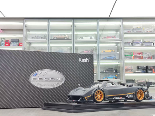 KASH MODEL 1/18 Pagani ZONDA R Matte Carbon Black KPZR001