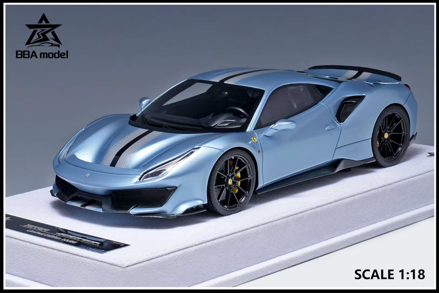 BBA Model 1/18 Ferrari 488 Pista Limited Edition Resin Car Model