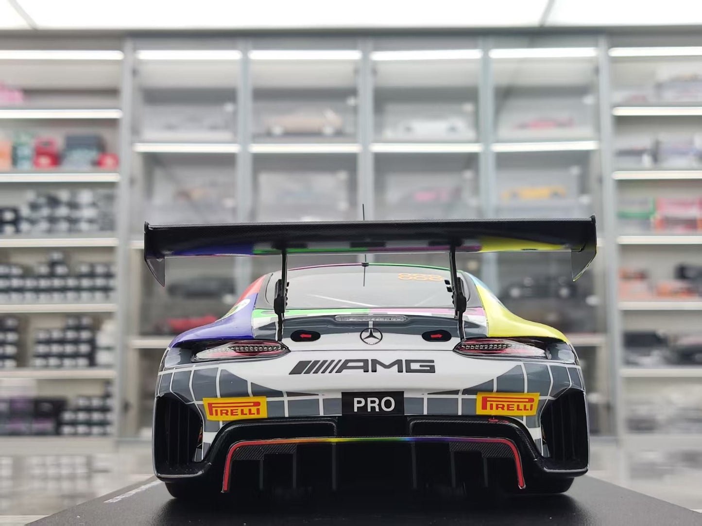 Topspeed 1/18 Mercedes-AMG GT3 EVO #888 Mercedes-AMG Grouppem Color Paint TS0627