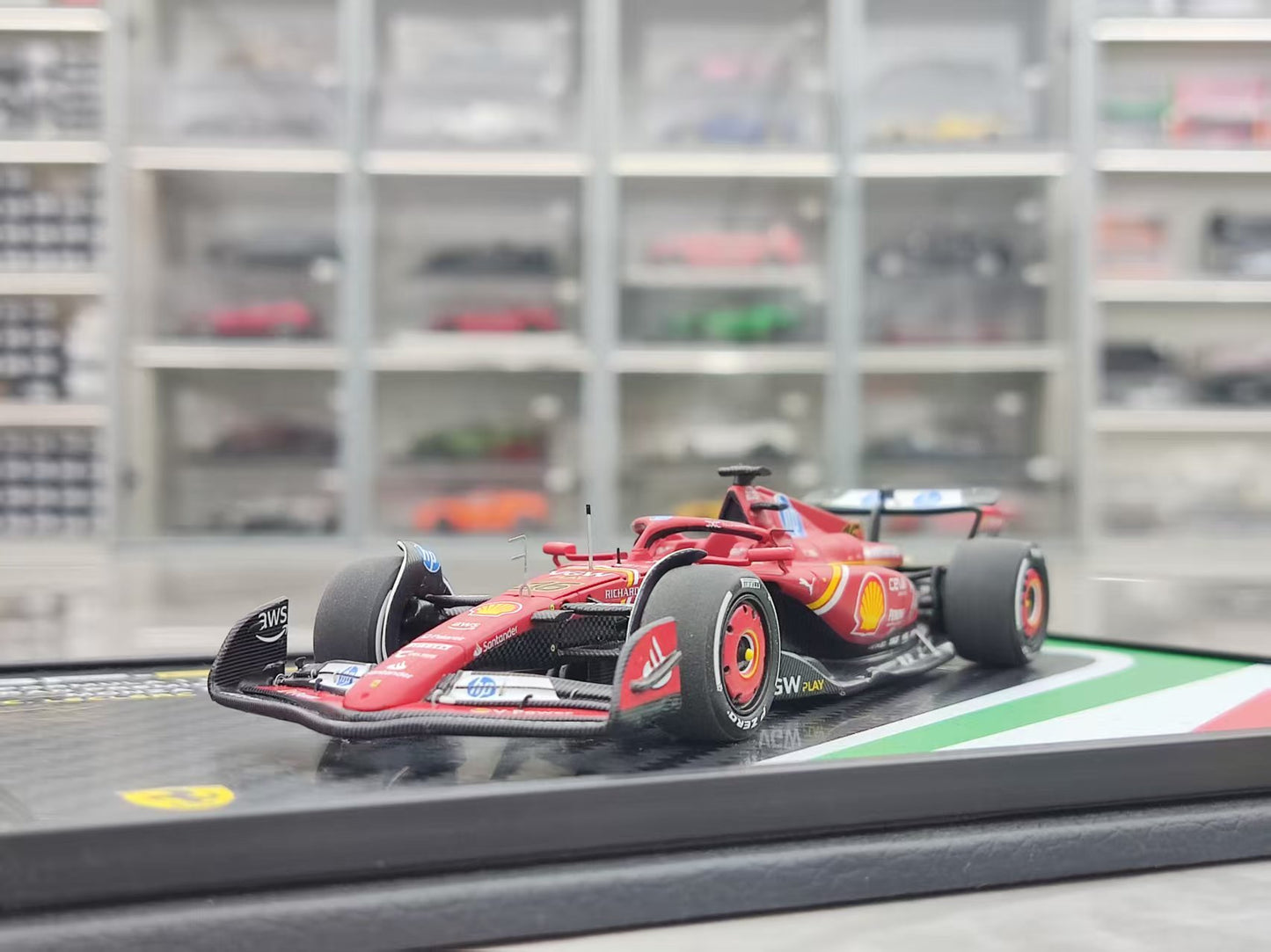 BBR 1/43 Ferrari SF24 Monza GP 2024 Leclerc Winner #16 Red BBRC307ASTCH