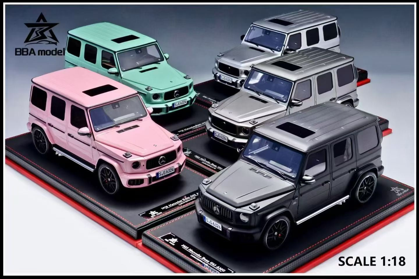 BBA Model 1/18 2025 Mercedes-Benz G63 AMG Resin Car Model