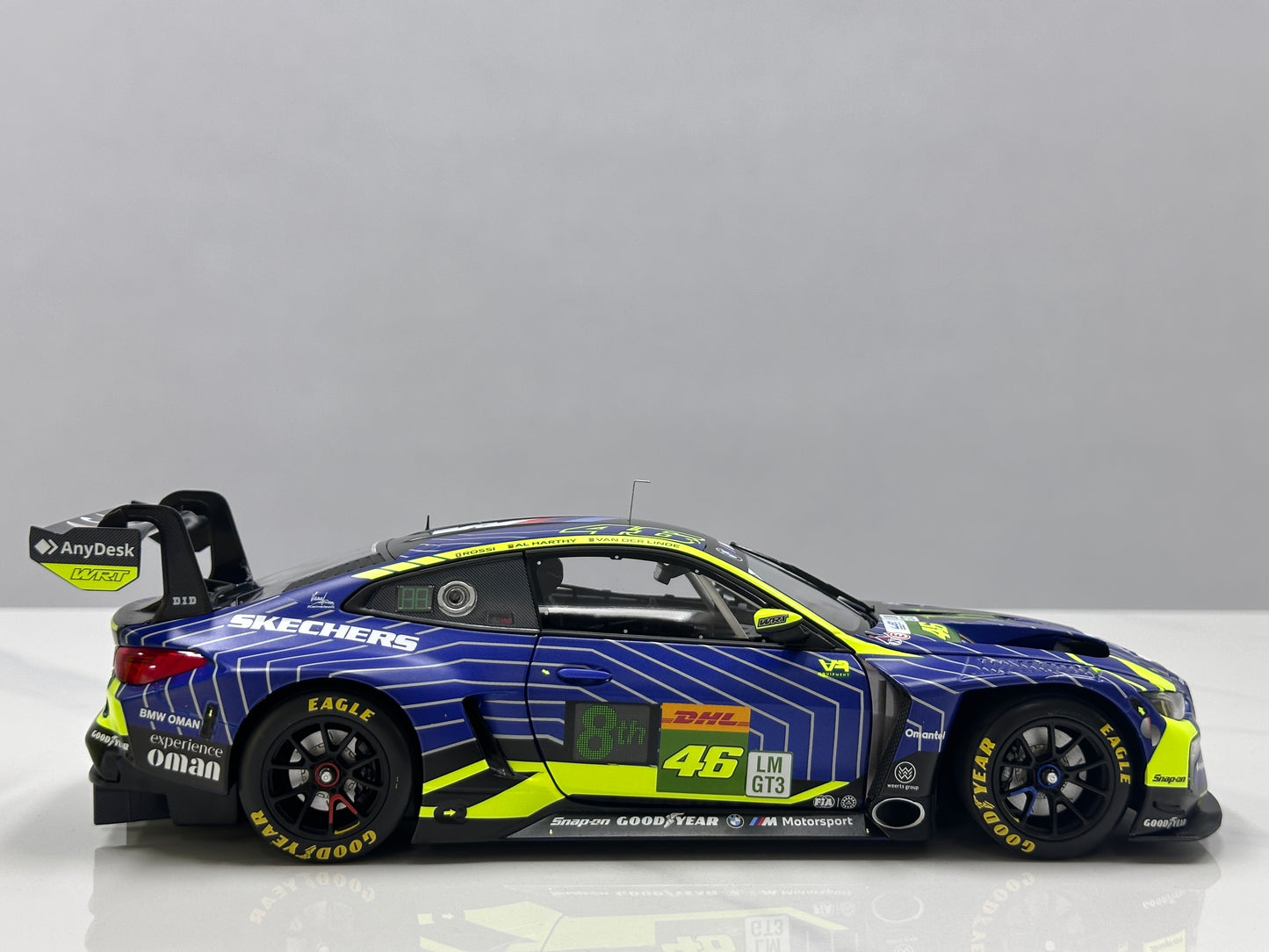 MINICHAMPS 1/18 BMW M4 GT3 EVO – TEAM WRT - 1812KM QATAR 2025 Blue Livery 110252146