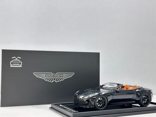 MOTORHELIX 1/18 Aston Martin DB12 Volante Convertible - Ink Black (MH398)