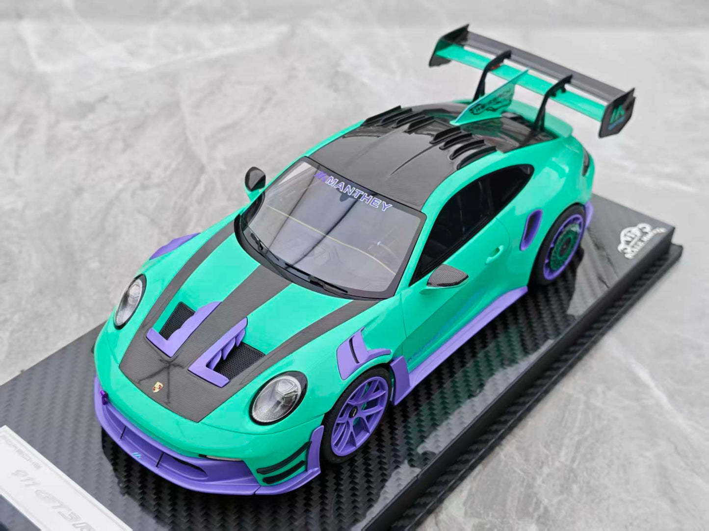 VIP 1/18 Porsche 911 GT3 RS-Manthey Racing Mint Green VIP185