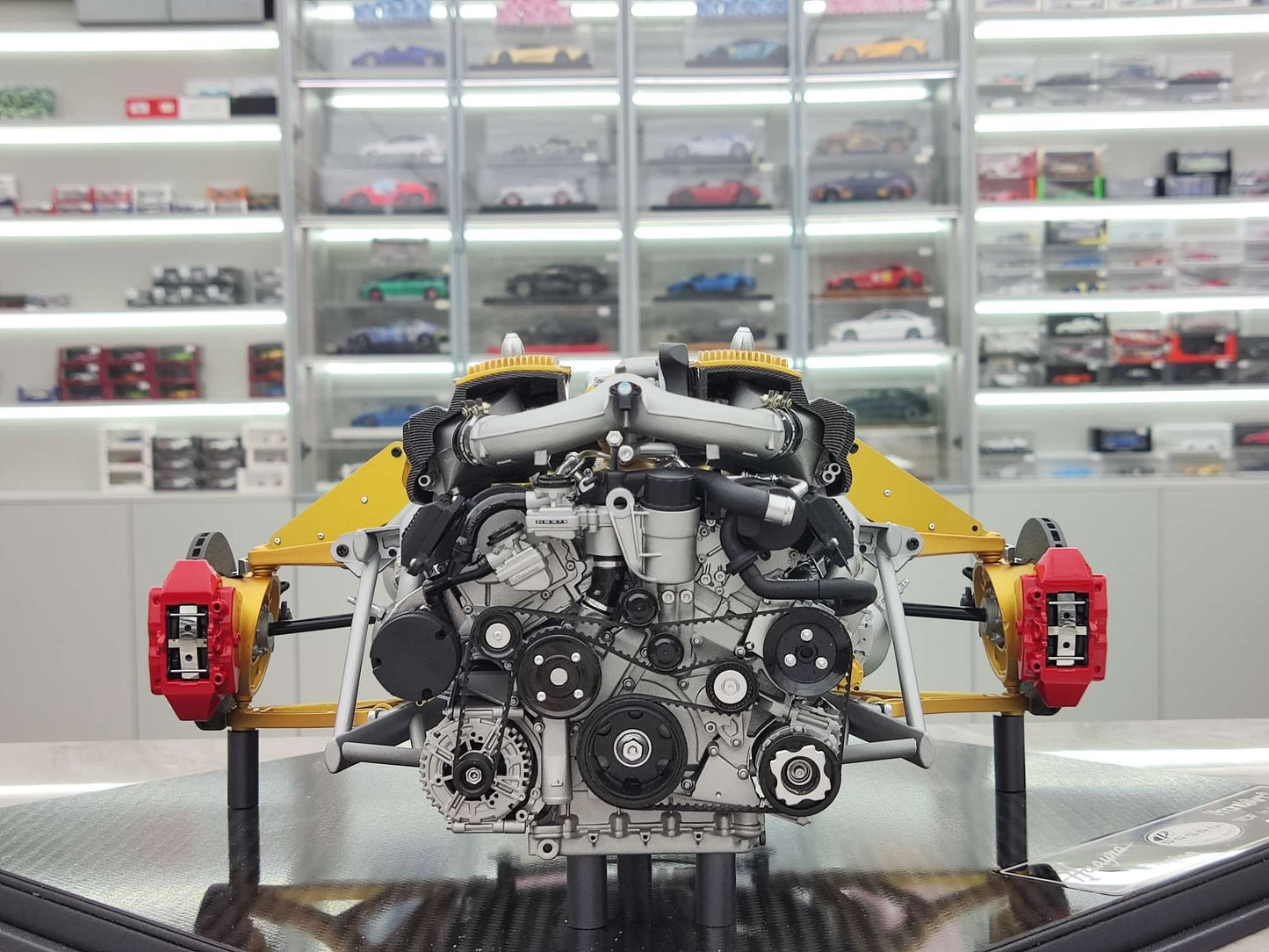 FRONTIART 1/6 Pagani Huaya Engine Black Gold Purple FA006