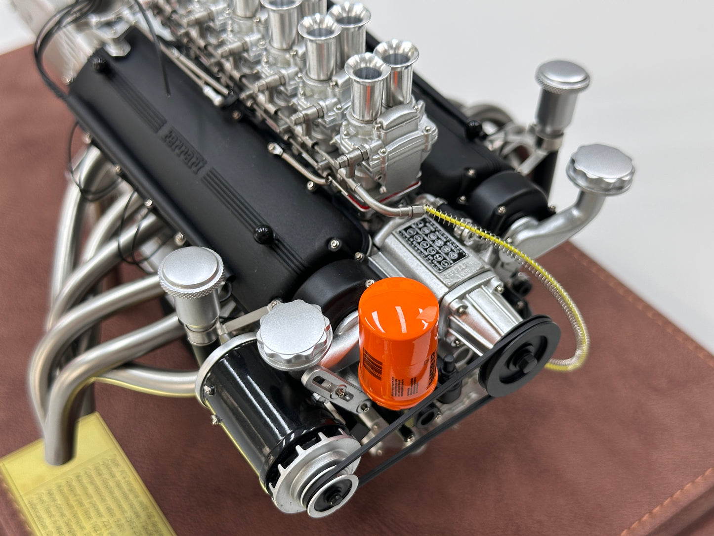 First Model 1/6 Ferrari 250 GTO Engine (Grey) FM06002
