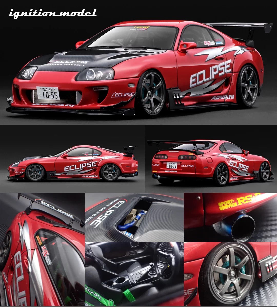 IG 1/18 Toyota Supra RZ JZA80 Resin Model IG3883