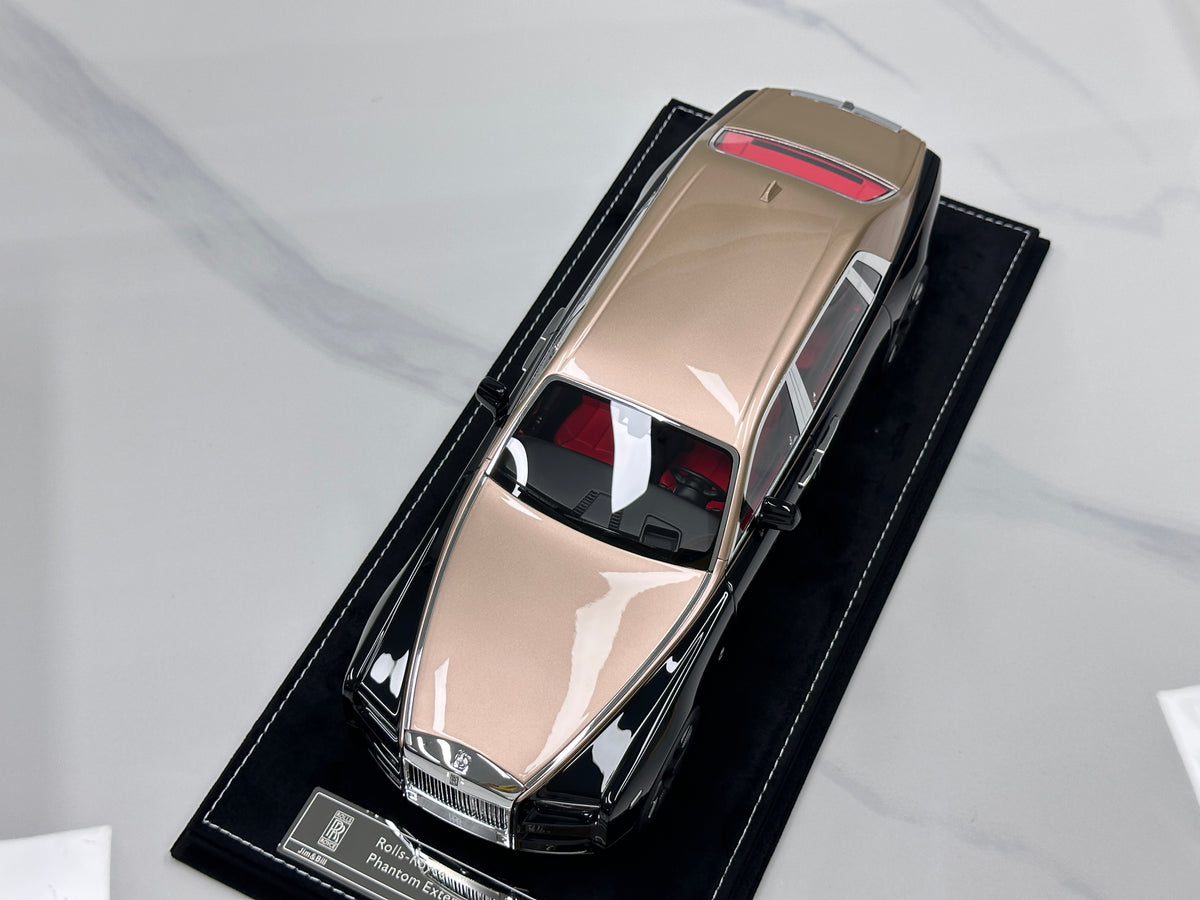 HH Model 1/18 Rolls-Royce Phantom Series II Diamond Black/Champagne Gold HH736