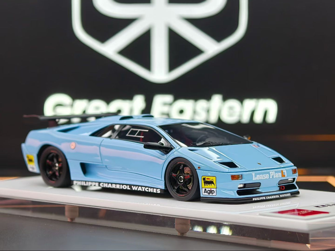 MAKEUP 1/43 Lamborghini SVR Racing 1996 Gulf Blue EM785H