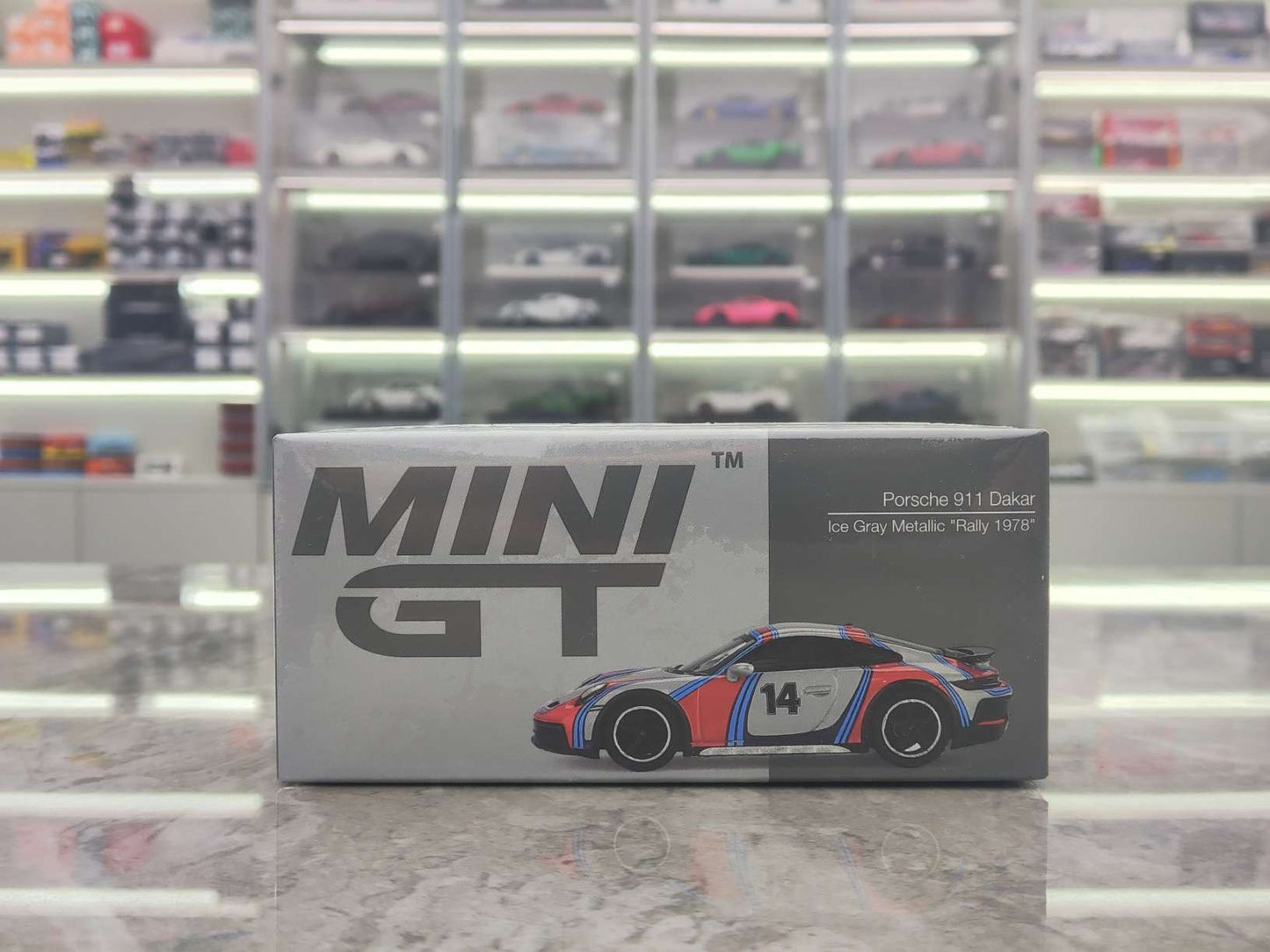 MINIGT 1/64 Porsche 911 Dakar Ice Grey Metallic MGT00964