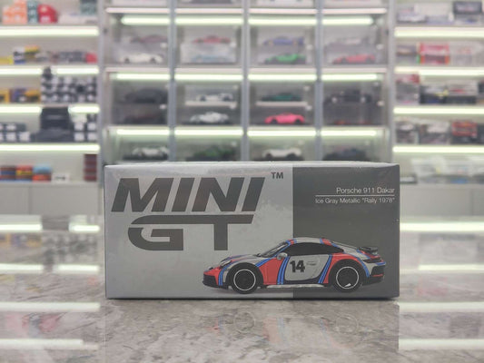 MINIGT 1/64 Porsche 911 Dakar Ice Grey Metallic MGT00964