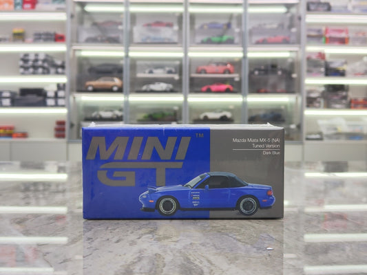 MINIGT 1/64 Mazda Miata MX-5 (NA) Tuned Version Dark Blue MGT01069