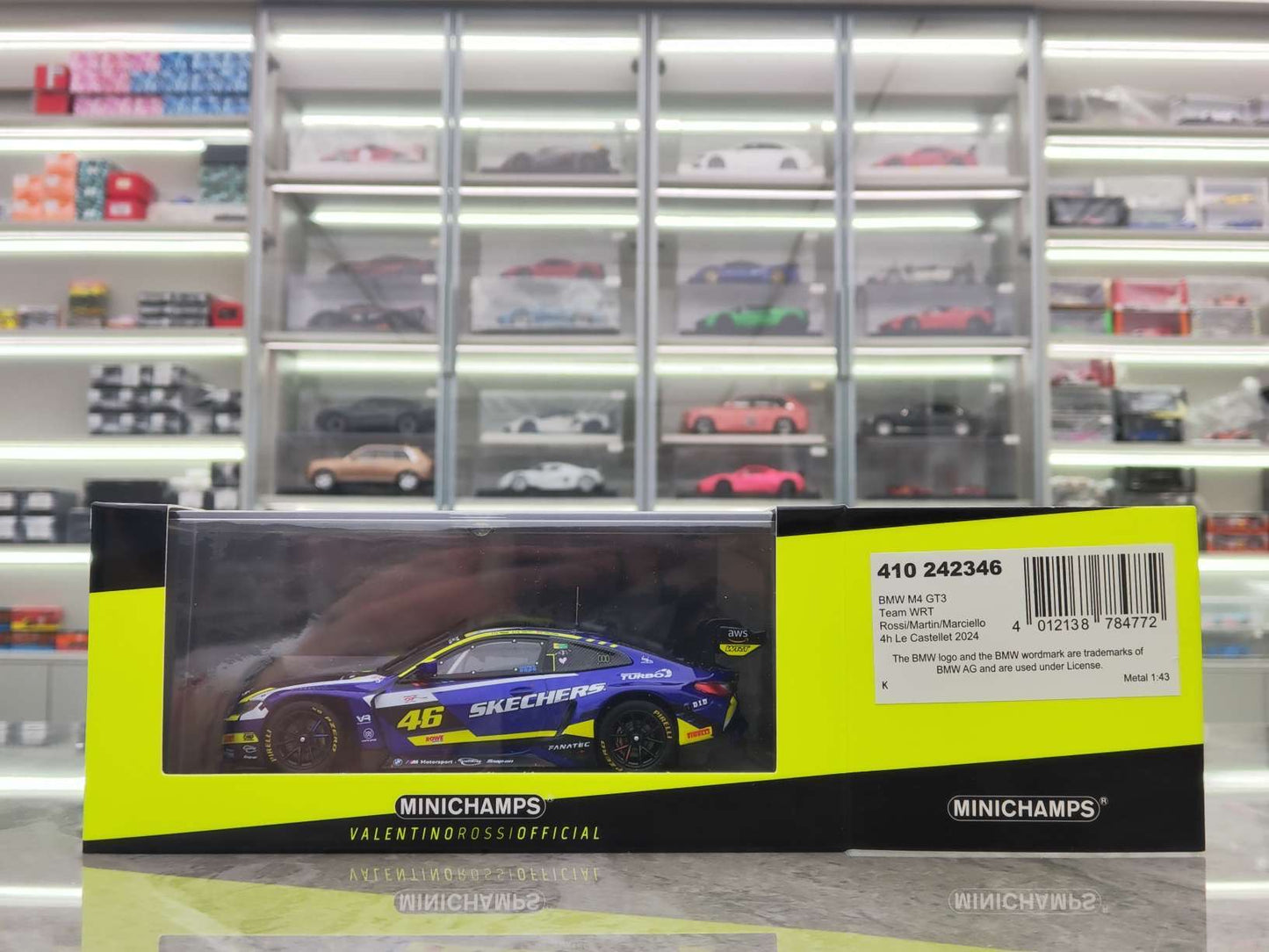 MINICHAMPS 1/43 BMW M4 GT3 – TEAM WRT 4H CASTELLET 2024 Blue Livery 410242346