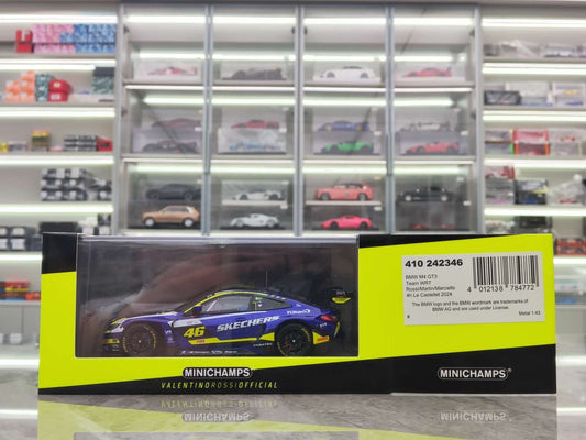 MINICHAMPS 1/43 BMW M4 GT3 – TEAM WRT 4H CASTELLET 2024 Blue Livery 410242346