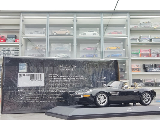 MINICHAMPS 1:18 BMW Z8 Roadster (2000) – Black 155024231
