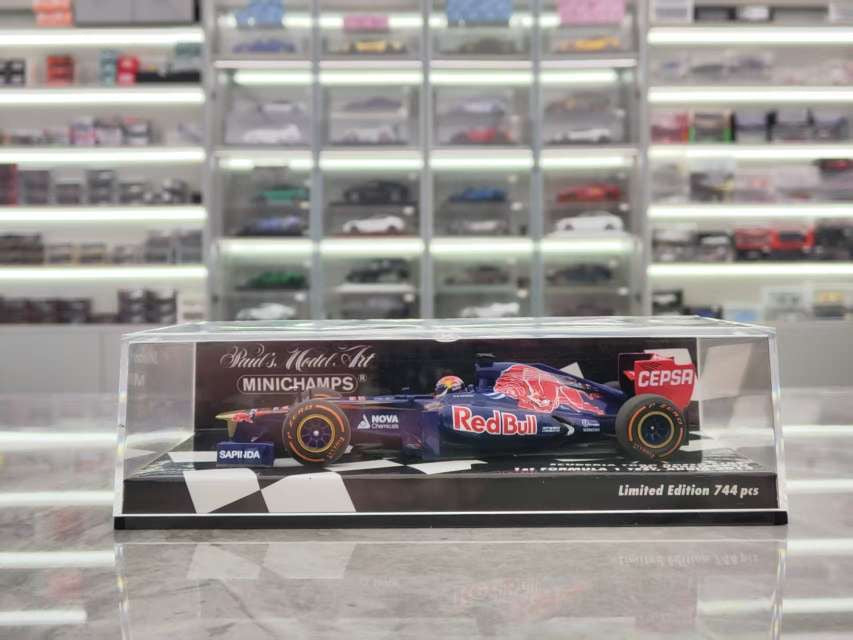 MINICHAMPS 1/43 Scuderia Toro Rosso STR7 Adria Test (Blue Livery) 417149933