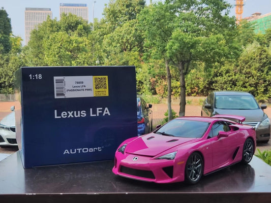 AUTOart 1/18 Lexus LFA – Rosa Cromado (78859)