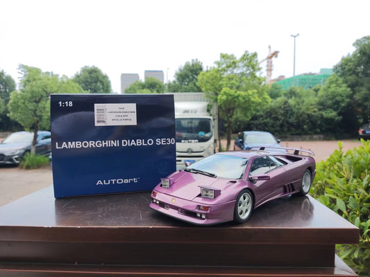 AUTO art 1/18 Lamborghini Diablo SE30 Púrpura 79158