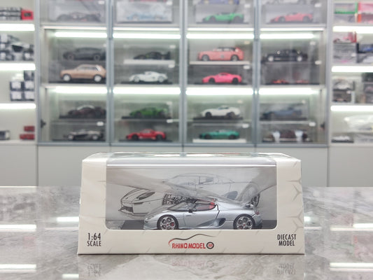 Rhino Model 1/64 Koenigsegg CC850 Silver RM001
