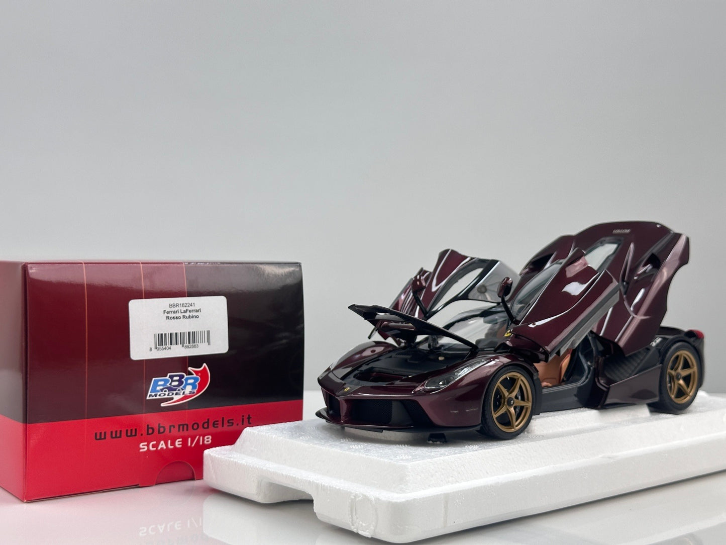 BBR 1/18 Ferrari LaFerrari Rojo Rubí BBR182241
