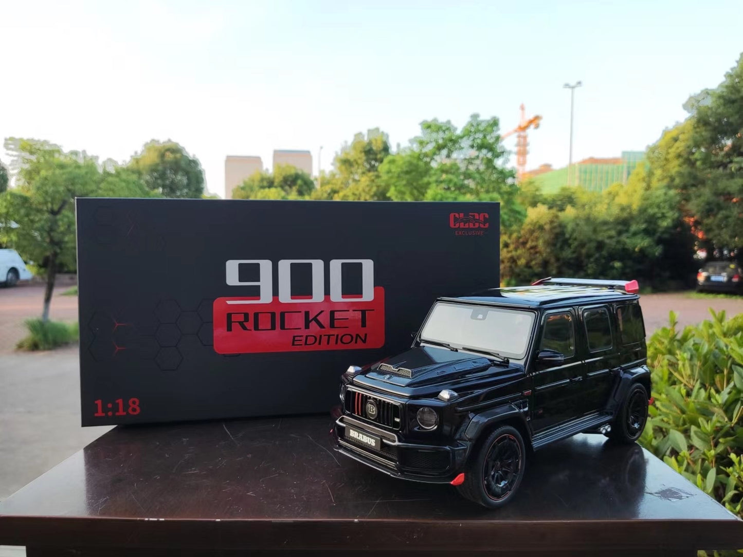 GT Spirit 1/18 Mercedes-Benz Brabus 900 Rocket Black CLDC024