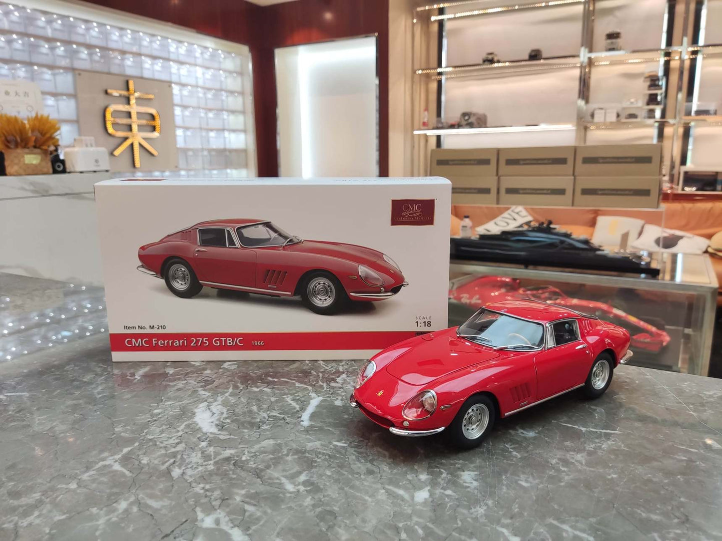 CMC 1/18 Ferrari 275 GTB Red CMC031