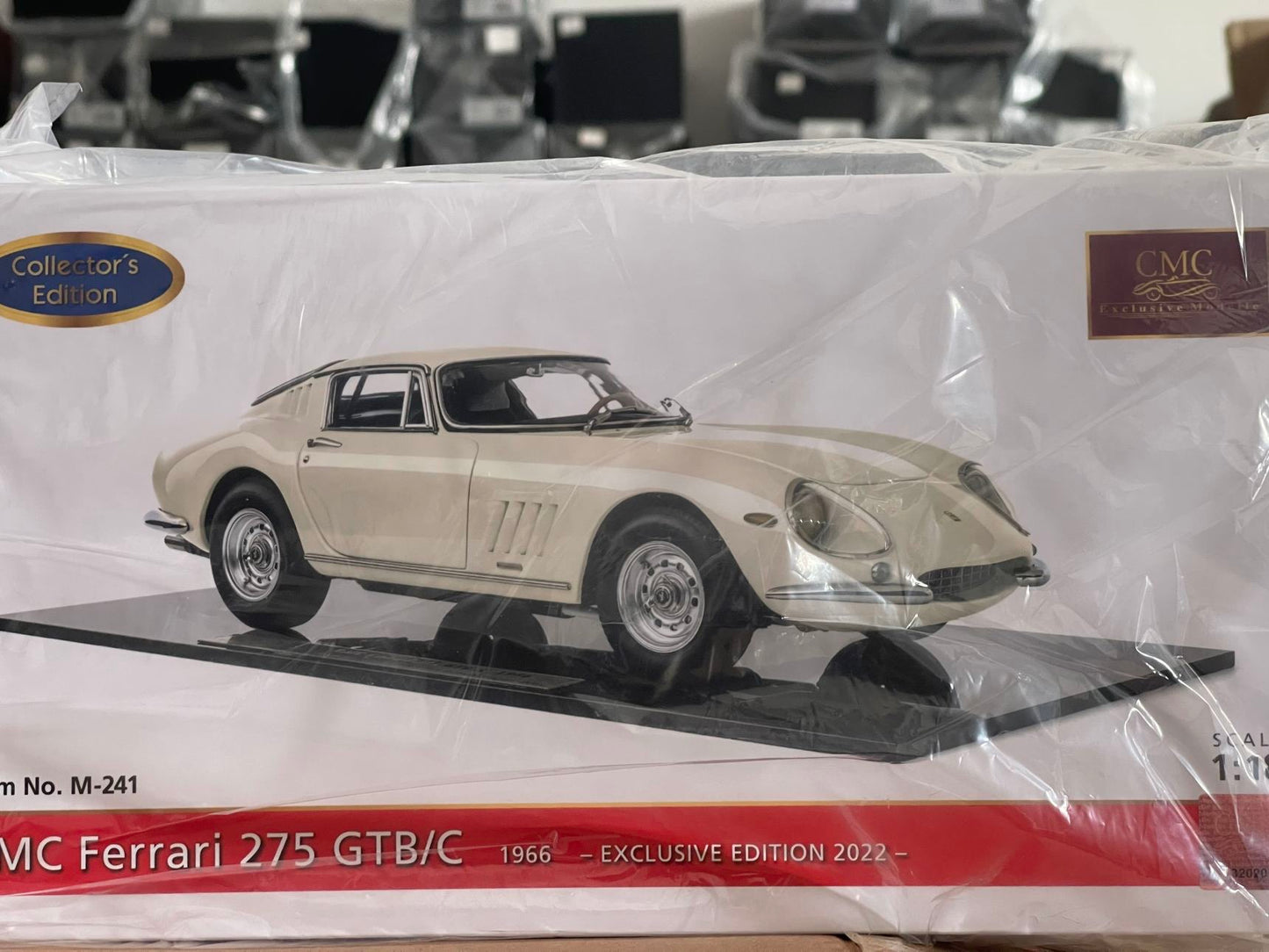 CMC 1/18 Ferrari 275 GTB White CMC035