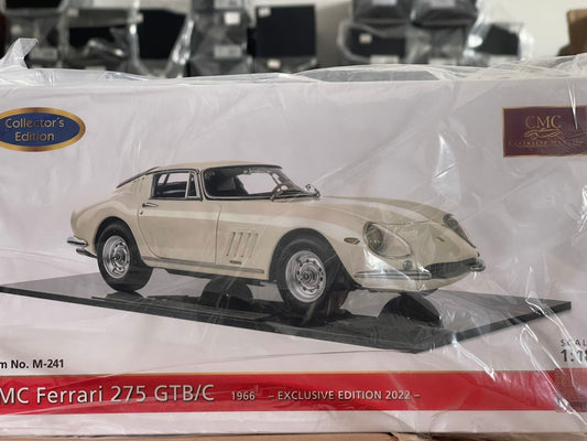 CMC 1/18 Ferrari 275 GTB White CMC035