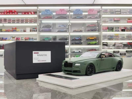 DG 1/18 Rolls-Royce NOVITEC Wraith Overdose – Matte Green (DG194)