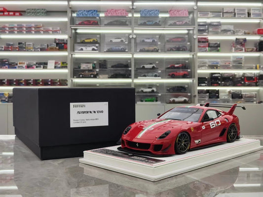 DG 1/18 Ferrari 599 XX EVO #60 Red Resin Car Model DG198
