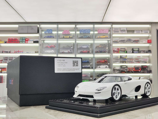 FRONTIART 1/18 Koenigsegg CC850 White FA136